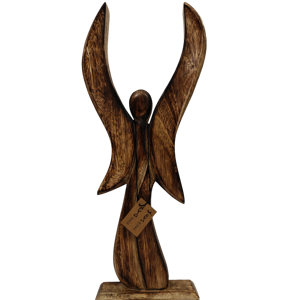 Angle décoratif en bois sculpté - Product Image 1