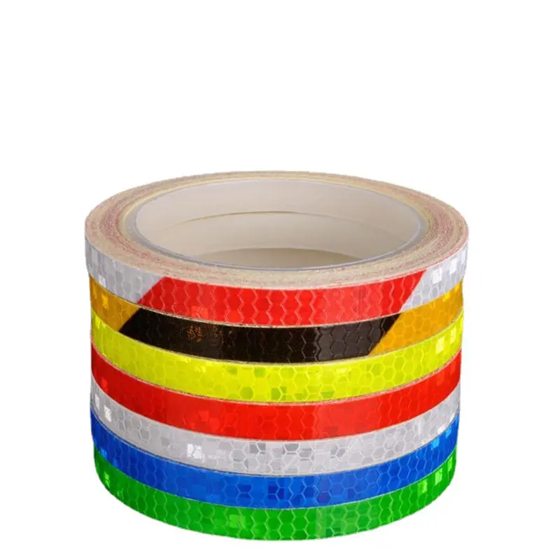 High Intensify Colorful Bicycle Riding Reflective Sticker Tape Bicycle Sticker Accessories