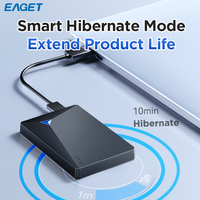 Hard Disk Eksternal EAGET G20 2.5'' USB3.0 Anti Benturan Enkripsi Penuh untuk PC HDD Hard Drive