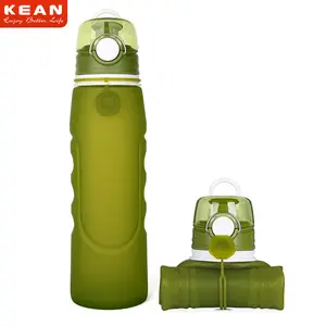 Wasser flasche mit Stroh deckel für Fitness-Reisen Camping Frank Green Personal isierte Wasser flasche