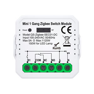 Módulo <span class=keywords><strong>de</strong></span> Interruptor <span class=keywords><strong>de</strong></span> Pared Zigbee 3.0 <span class=keywords><strong>de</strong></span> Contacto Limpio NC/NO/<span class=keywords><strong>COM</strong></span>, Aplicable para Sistemas <span class=keywords><strong>de</strong></span> Calefacción y Refrigeración del Hogar - Product Image 2