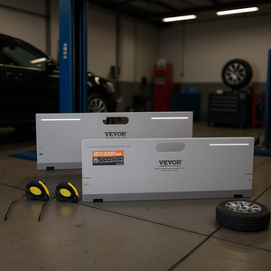 Outil d'alignement de roues Vevor, lot de 2, plaques magnétiques pour la mesure de l'angle de la direction avec 4 tiges et rubans pour l'entretien des véhicules - Product Image 2