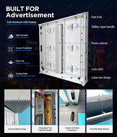 UHLED Led Billboard Dış Mekan Reklam Panosu Harici Led Ekran Tam Alüminyum Kabin IP66 960x960mm Otoyol Kenarı Reklam Panosu için