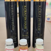 Perawatan Rambut Brazil Organik Keratin Murni Minyak Argan Perbaikan Melembapkan Untuk Rambut Diwarnai Rusak Meluruskan Formula 2-IN-1