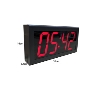 Red LED IP Clock for School, 4 Inch 4 Digit, Network Time Server Synchronized, Automatic DST Reset - Product Image 4