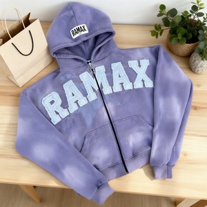 Vente en gros Sweat à capuche Essentials 500 g/m² épais, coupe oversize, uni, effet vieilli, délavé à l'acide, 100% Coton, personnalisable - Product Image 1