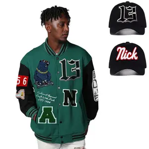 Mens trống letterman đội áo khoác, đồng bằng Varsity tùy chỉnh letterman áo khoác các nhà sản xuất, Bán Buôn trống người đàn ông Varsity Áo khoác tùy chỉnh