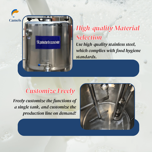 100L-500L Línea de producción de productos lácteos a pequeña escala Mini equipo de planta de productos lácteos - Product Image 3