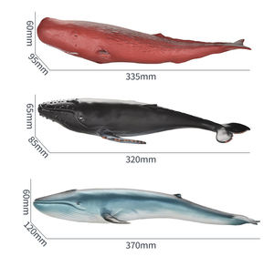Juguetes de simulación inflables submarinos de goma de PVC <span class=keywords><strong>Real</strong></span>, modelo de Animal del océano blanco para accesorios de <span class=keywords><strong>piscina</strong></span>, juguetes de emulación de animales de aguas profundas - Product Image 2