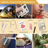Trousse de premiers secours pour activités de plein air, randonnée, chasse, sac de randonnée, équipement de camping, kit de survie d'urgence