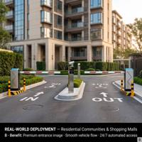 Distributeur de billets de stationnement intelligent JSD-PTD02 avec système d'émission de billets pour entrée de parking commercial