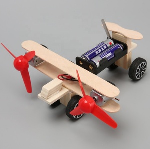 Kit de Montaje de Avión Taxi de Doble Motor de Madera para Enseñanza de Ciencias, Juguete Educativo para Estudiantes de Primaria y <span class=keywords><strong>Secundaria</strong></span> T-M270 - Product Image 5