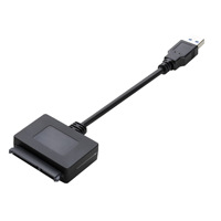 Câble convertisseur de disque dur SATA Type-C/USB 3.0, adaptateur 2 en 1, 5 Gbps, haute vitesse, matériau PVC, conducteur en cuivre pur, SATA 2,5 pouces
