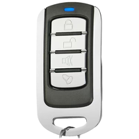 Télécommande d'origine à 4 boutons argentés HCS301 pour porte de garage, portail, barrière, émetteur YET074