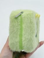 Boîte à bijoux en velours pelucheux avec rembourrage en coton PP, petite boîte de rangement et de présentation de voyage pour bagues/colliers/boucles d'oreilles, unisexe, jouet