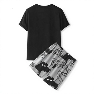 Ensemble T-shirt et short d'été pour homme personnalisé, de haute qualité, pour usage extérieur, 100% coton, ensemble d'été pour homme en vente à bas prix - Product Image 2