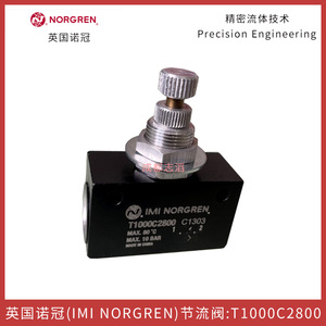วาล์วเข็ม Imi Norgren T1000C2800 ขนาด 1/4 นิ้ว วาล์วควบคุมแก๊สสำหรับระบบลม - Product Image 1
