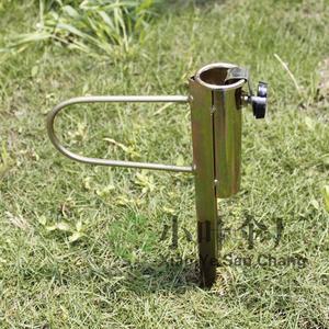 Steel Rod Beach Umbrella <b>Ground</b> <b>Stake</b> Set <b>For</b> Sand And Grass Outdoor Use - Product Image 2