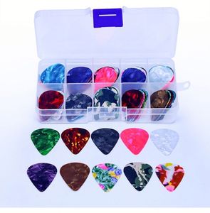 Plectres de <span class=keywords><strong>guitare</strong></span> 100 pièces/boîte 0,96 mm en celluloïd avec boîte de rangement - Product Image 5