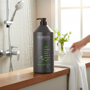 Kerasys Gel Capilar Diario Coreano 1.5L con Extractos Herbales Botánicos, Cuidado Suave, Limpiador Refrescante y Saludable para Cabello Sensible e Irritado - Product Image 3