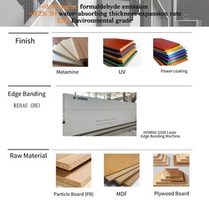 Armoire-penderie en bois à grain de bois, design moderne Xichu, prix abordable, pour chambre à coucher, avec serrure et clé - Product Image 4