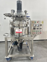 Homogénéisateur émulsifiant sous vide à ultrasons pour la fabrication de cosmétiques (masques de boue, lotions, crèmes) – Capacités 50L et 100L