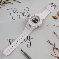 Jam Tangan Elektronik Sederhana Grosir Pabrik, Jam Tangan Modis untuk Pria Wanita Pelajar, Jam Tangan Multifungsi Outdoor