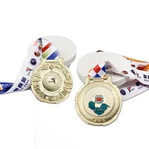 Fútbol promocional <span class=keywords><strong>de</strong></span> la mejor calidad grabado baloncesto baile fútbol bicicleta trofeos juego en blanco cinta medalla - Product Image 5