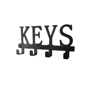 <strong>Wall</strong>-mounted New Iron Vintage <strong>Keys</strong> <strong>Rack</strong> Custom European Vintage Black Iron <strong>Keys</strong> Hook - Product Image 3