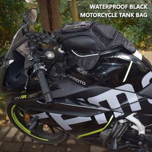 Meilleure vente mode géométrique Sport moto magnétique huile carburant étanche sac sec moto sacoches moto réservoir sac - Product Image 3