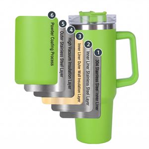 Meilleure Vente : Gobelet Isotherme Portable 40oz en Acier Inoxydable avec Logo Personnalisé, Design Moderne, pour Voiture, Sport et Activités de Plein Air - Product Image 2