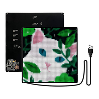 Módulo de Pantalla LED para Interiores P3.75 de 64x64 Píxeles, Panel LED HD de 25*25cm, Pantalla LED RGB para Chalecos y Mochilas