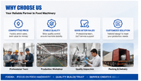 Ligne de production automatique de snacks, machine à fabriquer des snacks, équipement de transformation alimentaire en acier inoxydable, fabrication de chips extrudées