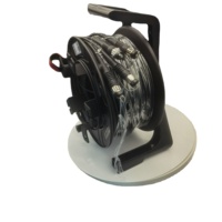 Câble blindé extérieur SM 150M rond mâle ODC à 8 noyaux avec enrouleur PCD310 IP44 Mini petit enrouleur de câble rétractable