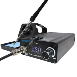 Portable 75W Lead Free Digital Display Adjustable Temperature Mobile Phone Repair Welding Tools T12 Electric Soldering Station