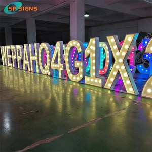 SP Đèn Led Chữ Cái 26 Bảng Chữ Cái Tiếng Anh Bán Sỉ 3FT 5Ft Đèn Marquee Tiệc Tùng Chữ Cái Sử Dụng Ngày Lễ Tình Nhân Đám Cưới - Product Image 2