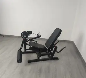 Fitness ekipmanları bacak basın ev makinesi egzersiz spor tezgah plaka yüklü bacak kıvırmak uzatma tezgah