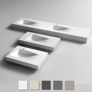 อ่างอาบน้ำสปาอิสระพื้นผิวหินเทียมดีไซน์เป็นมิตรกับสิ่งแวดล้อมสำหรับใช้ในอพาร์ตเมนต์ - Product Image 4