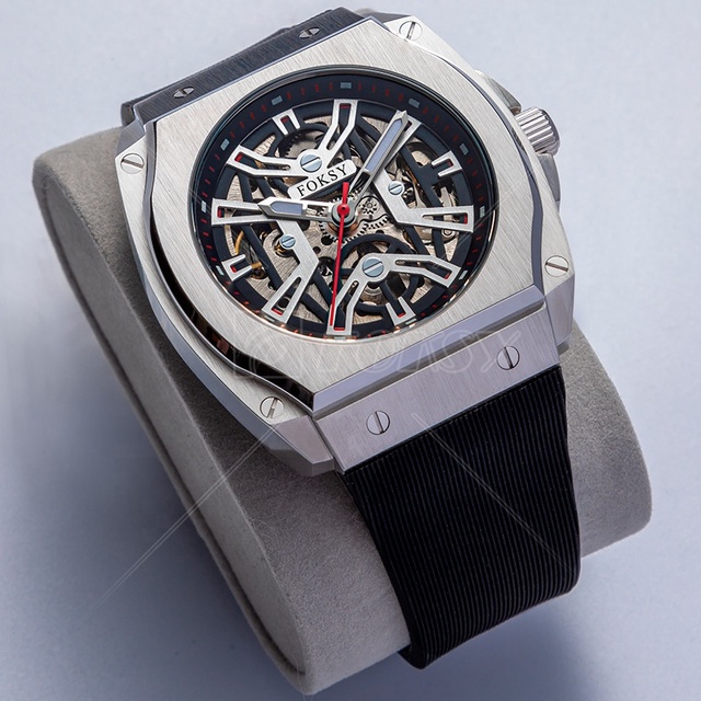 White Color Con Cuero Roulette Silicon Reloj De Wheel Movement Men Watch