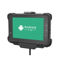 Petite tablette pour véhicule 7'' IP66, tablette Android robuste Qualcomm pour utilisation professionnelle, taxi-mètre