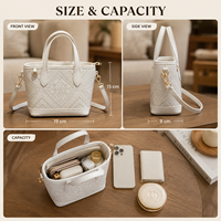 Sac à main artisanal en tissu tissé pour femme, mini sac structuré fait main avec ferrures raffinées pour la vente en boutique