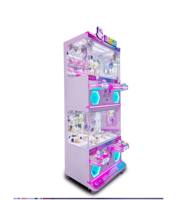 Горячая распродажа, настраиваемый мини-аркадный крановый коготь для 4-х игроков, плюшевый игрушечный игровой центр с монетоприемником, гарантия 1 год