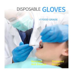 Anboson guantes esterilizados guanti में डि nitrile pacco 50 paio misura एक्स्ट्रा लार्ज nitrile gants nitrile पाउडर नि: शुल्क एम आकार - Product Image 6