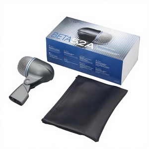 Beta52A Dynamic Kick Drum <b>Microphone</b>-Lightweight XLR Metal <b>Wired</b> <b>Microphone</b> with Cardioid Polar Pattern for Recording - Product Image 2