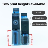 Cartucho de Tinta de Secado Rápido 4POLETECH a Precio de Fábrica para Impresoras de Inyección de Tinta TIJ, Codificación de Fecha y Número de Lote de Caducidad