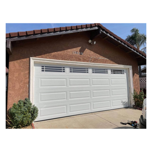 Portes de <span class=keywords><strong>garage</strong></span> sectionnelles électriques surélevées personnalisées, portes de <span class=keywords><strong>garage</strong></span> isolées pour les maisons - Product Image 3