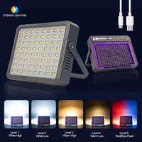 Lampe anti-moustiques portable ETENDA avec batterie intégrée, lumière blanche et chaude, efficace pour tuer les moustiques