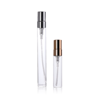 Botol Parfum Kaca 2ml-10ml Mini Botol Semprot Sampel Kotak Hadiah Tabung Anti Bocor Dicetak Sablon untuk Sampel Minyak Wangi Mewah