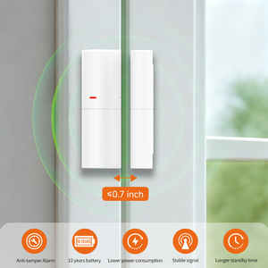 Détecteur magnétique sans fil <span class=keywords><strong>Staniot</strong></span> 433 MHz pour portes de garage, interrupteur d'épaississement, alarme antivol domestique - Product Image 4