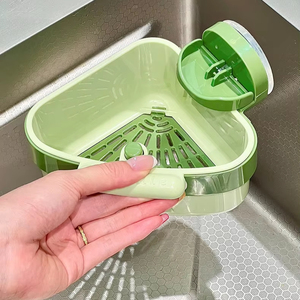 Panier de vidange triangulaire pour évier, bac à laver les légumes, filtre à déchets alimentaires pour cuisine domestique - Product Image 1